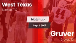 Matchup: West Texas High vs. Gruver  2017