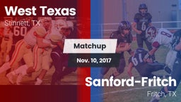 Matchup: West Texas High vs. Sanford-Fritch  2017