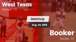 Matchup: West Texas High vs. Booker  2018