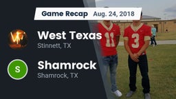 Recap: West Texas  vs. Shamrock  2018