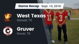Recap: West Texas  vs. Gruver  2018