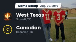 Recap: West Texas  vs. Canadian  2019