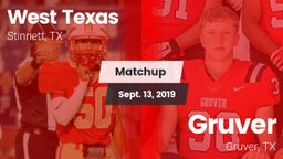 Matchup: West Texas High vs. Gruver  2019
