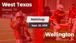 Matchup: West Texas High vs. Wellington  2019