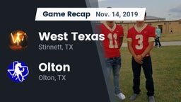 Recap: West Texas  vs. Olton  2019