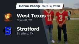 Recap: West Texas  vs. Stratford  2020