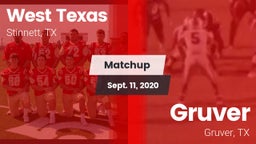 Matchup: West Texas High vs. Gruver  2020