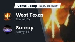 Recap: West Texas  vs. Sunray  2020