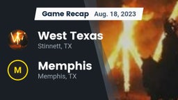 Recap: West Texas  vs. Memphis  2023
