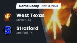 Recap: West Texas  vs. Stratford  2023