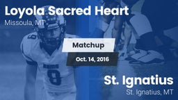 Matchup: Loyola Sacred Heart vs. St. Ignatius  2016
