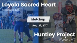 Matchup: Loyola Sacred Heart  vs. Huntley Project  2017