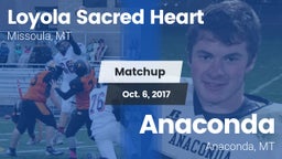Matchup: Loyola Sacred Heart  vs. Anaconda  2017