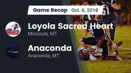 Recap: Loyola Sacred Heart  vs. Anaconda  2018