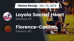 Recap: Loyola Sacred Heart  vs. Florence-Carlton  2018
