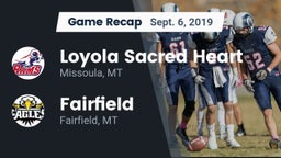 Recap: Loyola Sacred Heart  vs. Fairfield  2019