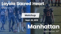 Matchup: Loyola Sacred Heart  vs. Manhattan  2019