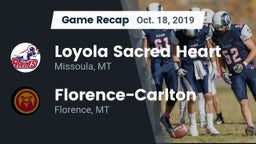 Recap: Loyola Sacred Heart  vs. Florence-Carlton  2019