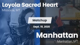Matchup: Loyola Sacred Heart  vs. Manhattan  2020