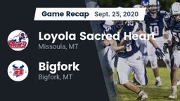 Recap: Loyola Sacred Heart  vs. Bigfork  2020