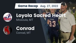 Recap: Loyola Sacred Heart  vs. Conrad  2022