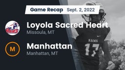 Recap: Loyola Sacred Heart  vs. Manhattan  2022