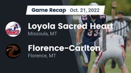 Recap: Loyola Sacred Heart  vs. Florence-Carlton  2022