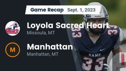 Recap: Loyola Sacred Heart  vs. Manhattan  2023