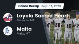 Recap: Loyola Sacred Heart  vs. Malta  2023