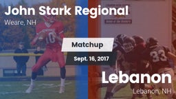 Matchup: John Stark Regional vs. Lebanon  2017