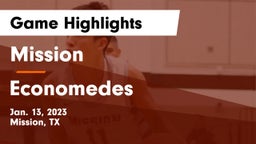 Mission  vs Economedes  Game Highlights - Jan. 13, 2023