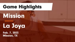 Mission  vs La Joya  Game Highlights - Feb. 7, 2023