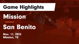 Mission  vs San Benito  Game Highlights - Nov. 11, 2023