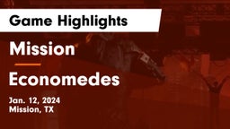Mission  vs Economedes  Game Highlights - Jan. 12, 2024