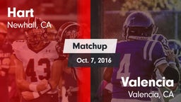 Matchup: Hart  vs. Valencia  2016