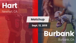 Matchup: Hart  vs. Burbank  2019