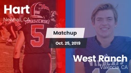 Matchup: Hart  vs. West Ranch  2019