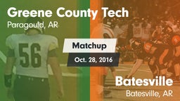 Matchup: Greene County Tech vs. Batesville  2016