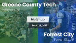 Matchup: Greene County Tech vs. Forrest City  2017