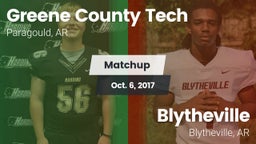 Matchup: Greene County Tech vs. Blytheville  2017