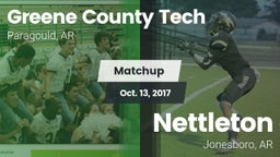 Matchup: Greene County Tech vs. Nettleton  2017