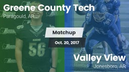 Matchup: Greene County Tech vs. Valley View  2017