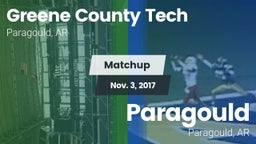 Matchup: Greene County Tech vs. Paragould  2017