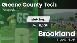 Matchup: Greene County Tech vs. Brookland  2018