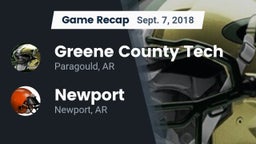 Recap: Greene County Tech  vs. Newport  2018