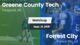 Matchup: Greene County Tech vs. Forrest City  2018