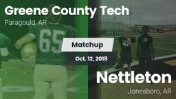 Matchup: Greene County Tech vs. Nettleton  2018