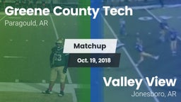 Matchup: Greene County Tech vs. Valley View  2018