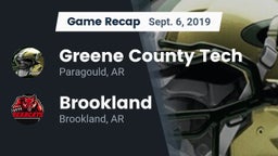 Recap: Greene County Tech  vs. Brookland  2019