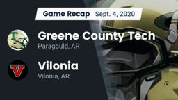 Recap: Greene County Tech  vs. Vilonia  2020